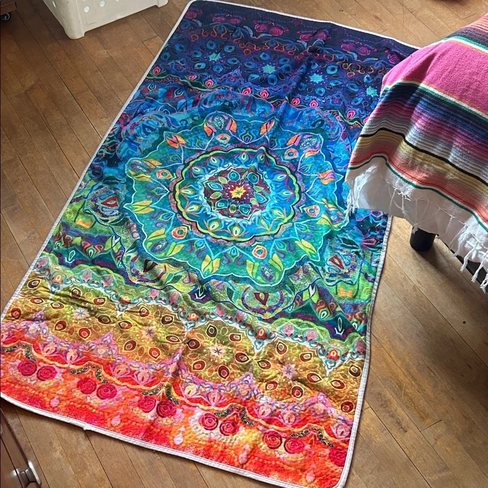 Colorful Mandala Bath Towel